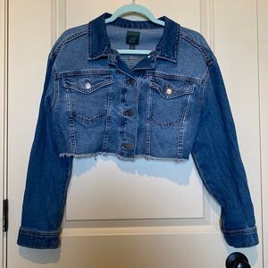 Super cropped denim Jacket